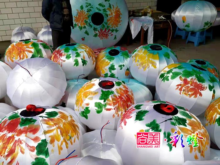 折疊式圓燈籠通道燈，氛圍裝飾亮化燈